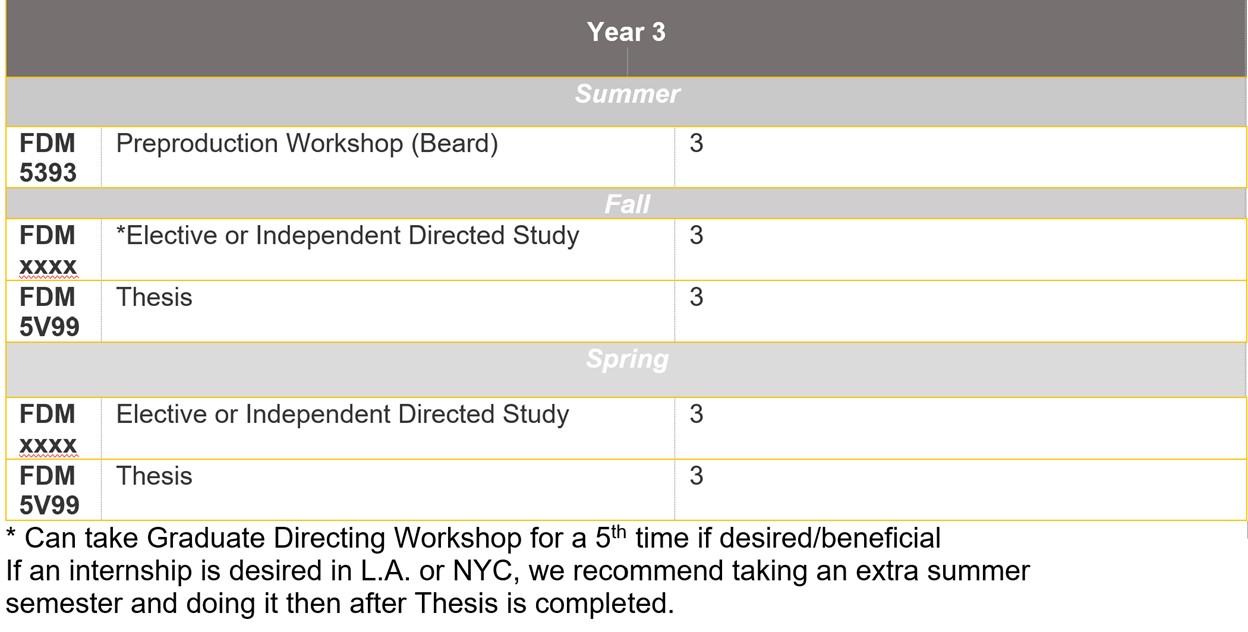 FDM MFA Year Three